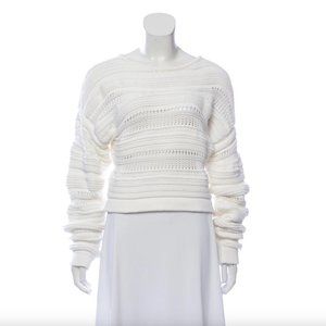 HELMUT LANG Long Sleeve Rib Knit Sweater
